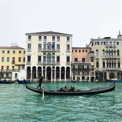 A gondola in the Grand Canal #romantic #grandcanal #venice # ...