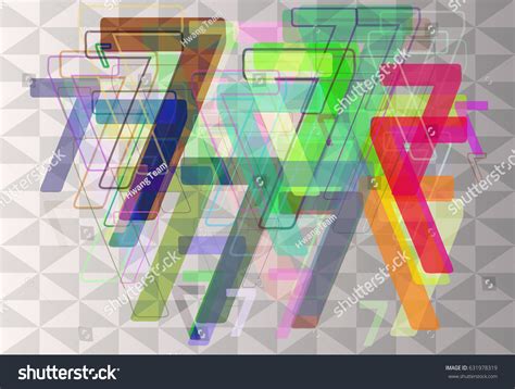 7 Number Art Design Stock Vector (Royalty Free) 631978319 | Shutterstock