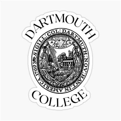 "Vintage Dartmouth College Logo" Sticker for Sale by deniseelee | Redbubble