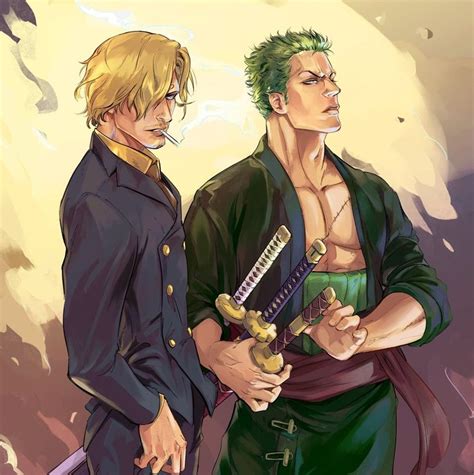 One piece - Zoro & Sanji | Большой куш, Мальчики, Фэндомы