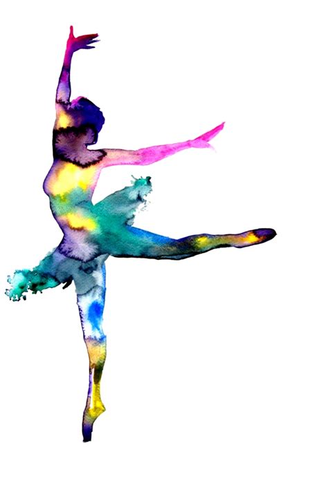 Dancer Watercolor Art Print - By Artollo