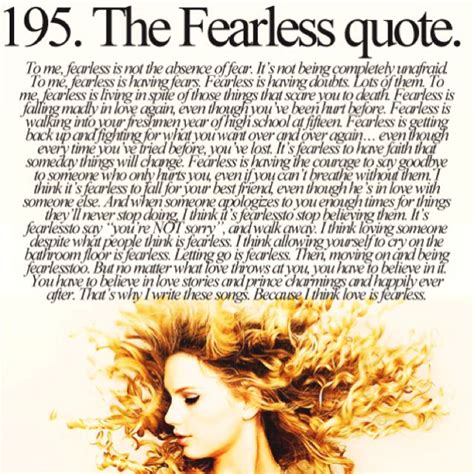 Taylor Swift Fearless Quotes