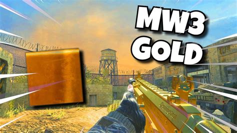 UNLOCKING "GILDED CAMO" in MODERN WARFARE 3! (MW3 GOLD CAMO) - YouTube