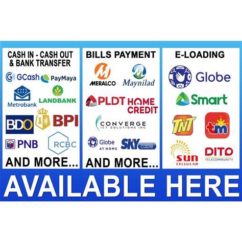 BILLS PAYMENT TARPAULIN AVAILABLE COD | Shopee Philippines