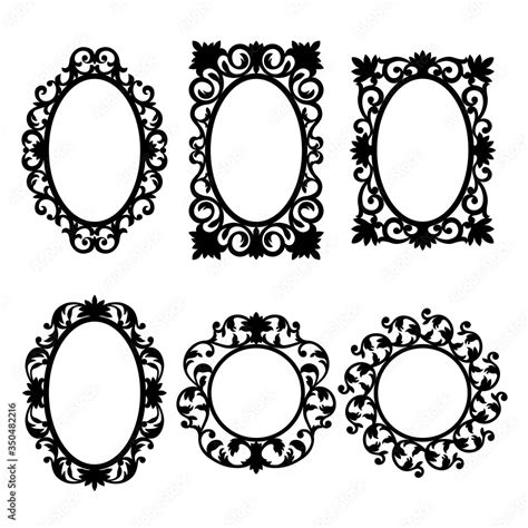 Mirror frames Stock Vector | Adobe Stock