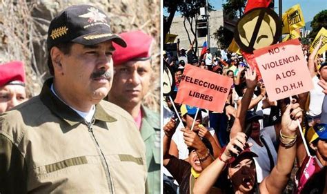 Venezuela CRISIS: Military turns on Maduro as general calls for UPRISING - 'it's imminent ...