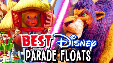 Top 12 Amazing Disney Parade Floats - YouTube