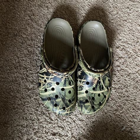 Realtree Camo Crocs! 🐊 Perfect condition! Worn... - Depop