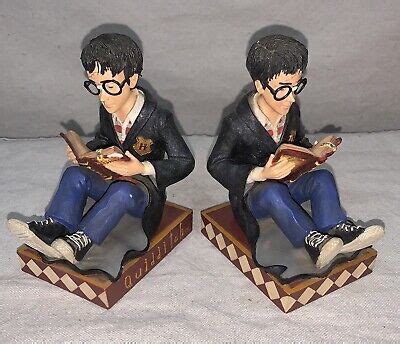 VINTAGE HARRY POTTER Pair of Quidditch Bookends Enesco 2000 Warner Bros. £34.37 - PicClick UK