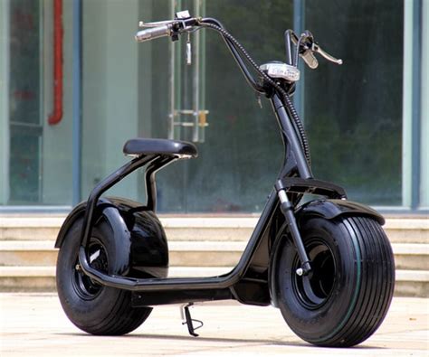 2000W 60V Electric Wide Fat Tire Kick Scooter Electric Bike eBike 18A ...