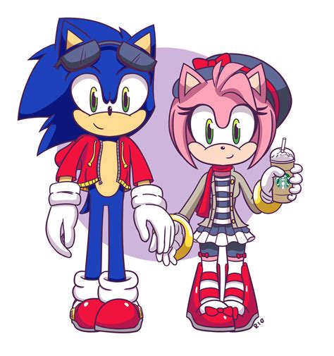 ArtStation - Sonic and Amy date