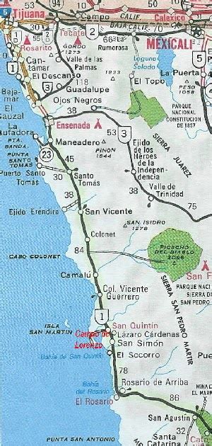 San Quintin Baja California Map | Time Zones Map