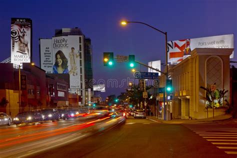 The Sunset Strip in the West Hollywood Area Editorial Stock Image ...