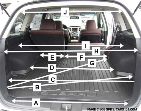 2013 #Subaru Outback cargo dimensions http://www.cannonsubaru.com ...