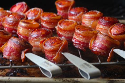 Grilled Bacon Wrapped Smoked Sausage Pig Balls — Grillocracy