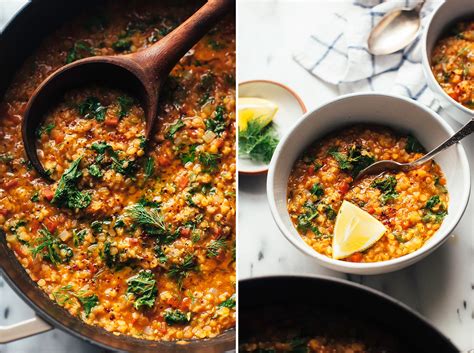 Quick Smoky Red Lentil Stew with Greens (Vegan) | The First Mess