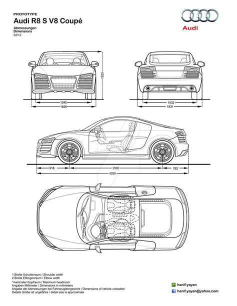 Audi R8S V8 Design Blueprints by hanif-yayan on DeviantArt
