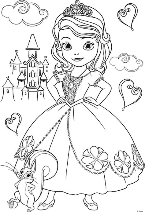 Sofia the First coloring pages - 100 Free Coloring Pages