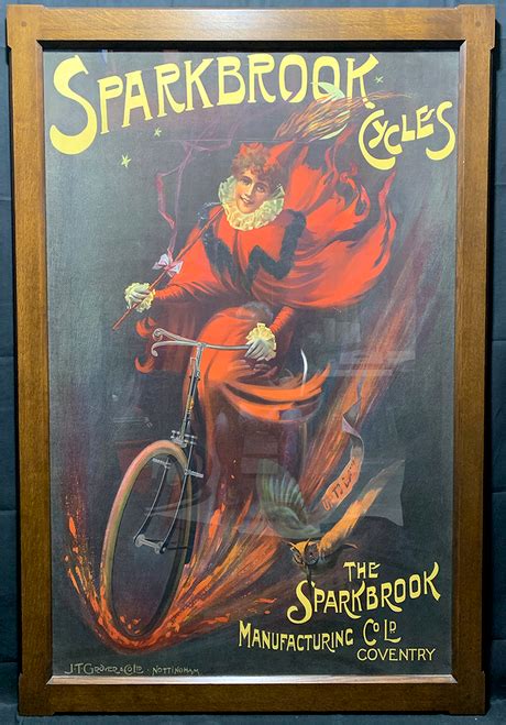 Original Vintage Bicycle Posters, Original Antique Cycling Posters