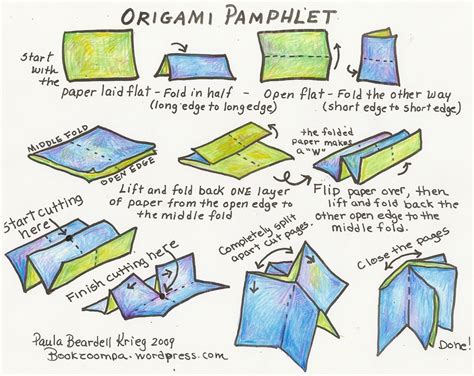 How to Make an Origami Pamphlet – Playful Bookbinding and Paper Works