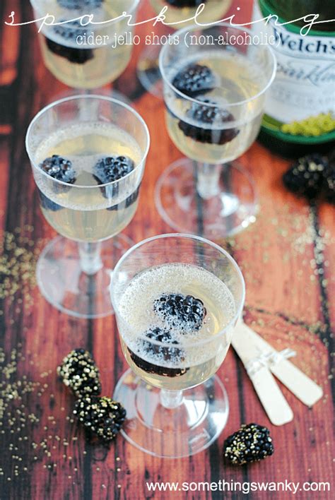 Sparkling Cider Jello Shots (non-alcoholic) Recipe - Something Swanky