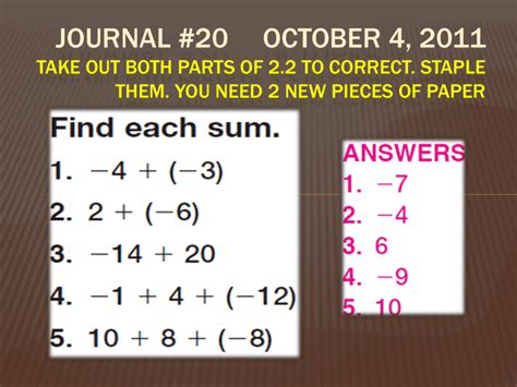 Rules Of Integers With Examples