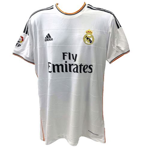 Karim Benzema Signed 2013-14 Real Madrid Home Soccer Jersey #9 ...