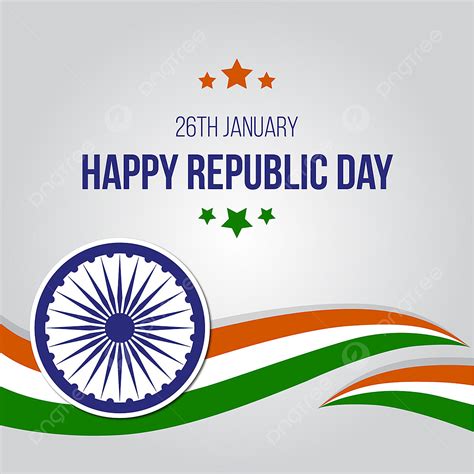 Indian Republic Day Vector Design Images, Republic Day Indian Flag ...