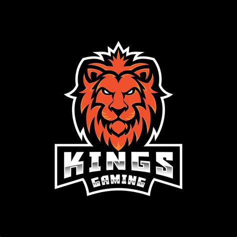 Lion king gaming logo design template 5880458 Vector Art at Vecteezy