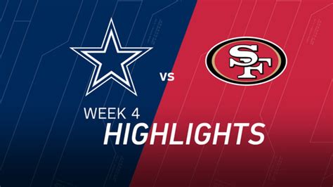 HIGHLIGHTS: Cowboys vs. 49ers