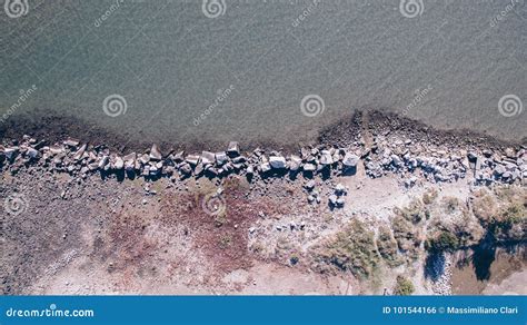 Drone Aerial View of the Beach. Stock Photo - Image of drone, leisure: 101544166