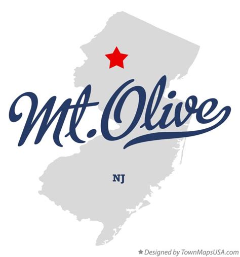 Map of Mt.Olive, NJ, New Jersey