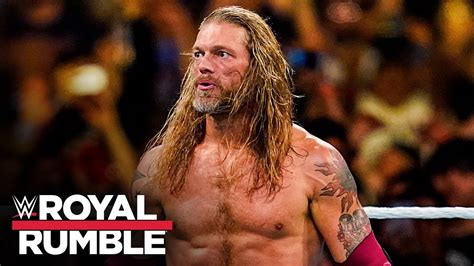 Edge returns at Royal Rumble and delivers vicious Spears: Royal Rumble 2020 (WWE Network ...