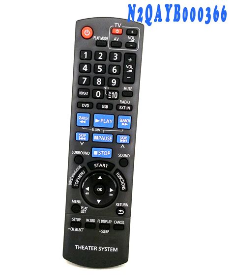 New Original Remote Control N2QAYB000366 For Panasonic Theater System ...