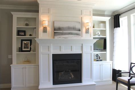 Built In Bookcase On One Side Of Fireplace • Deck Storage Box Ideas