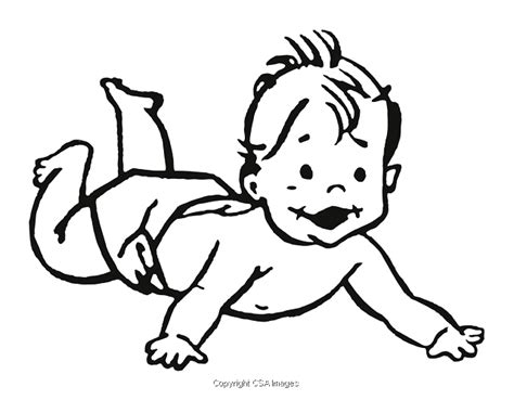 Baby Crawling | #T83962 | CSA Images