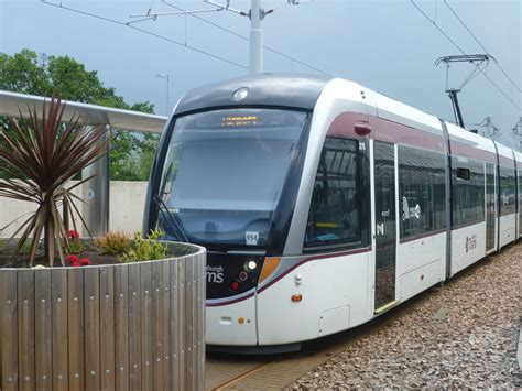 Tram seen on arrival at Edinburgh Airport. | Tram 275 is see… | Flickr