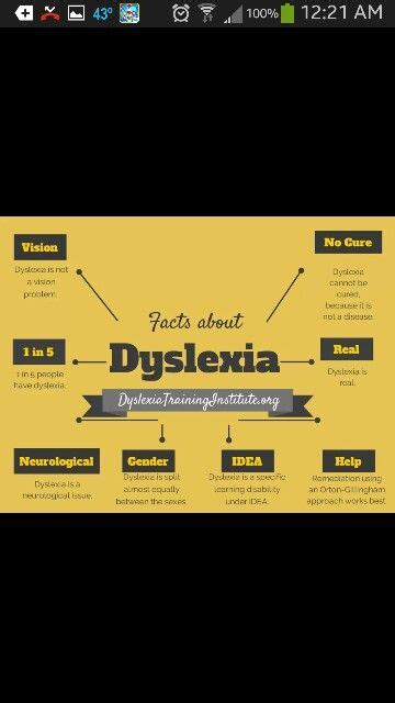 Pin by Pinner on Neurodivergent | Dyslexia, The cure, Facts