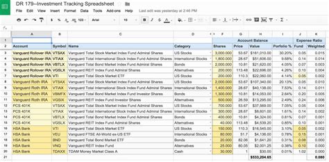 Asset Inventory Spreadsheet Spreadsheet Downloa financial asset ...