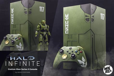 Halo Infinite 20th Anniversary custom Xbox Series X by me. : xbox