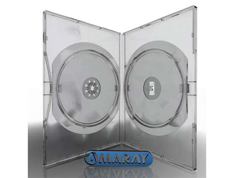 AMA02325KA - Amaray Premium DOUBLE CLEAR 14mm DVD Case - 50 BOX