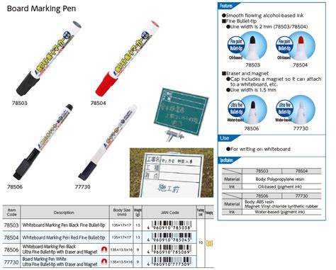 Ichiban Precision Sdn Bhd - Shinwa - Shinwa Whiteboard Marking Pen ...