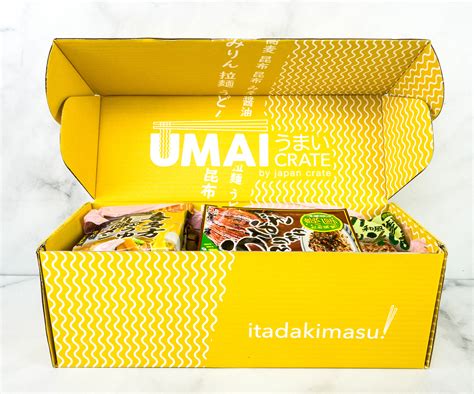 Umai Crate November 2020 Subscription Box Review + Coupon - Hello Subscription