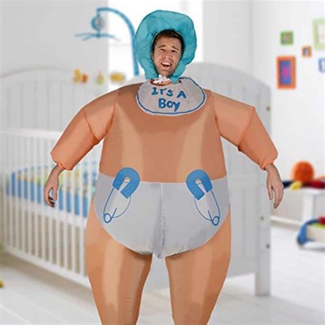 Inflatable Big Baby Adult Halloween Costume from walmart : r/StrangestProducts