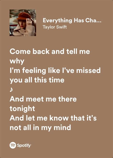 everything has changed | Taylor's, Musica