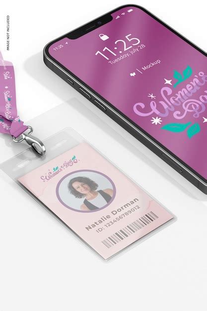 Premium PSD | Plastic ID Card Mockup