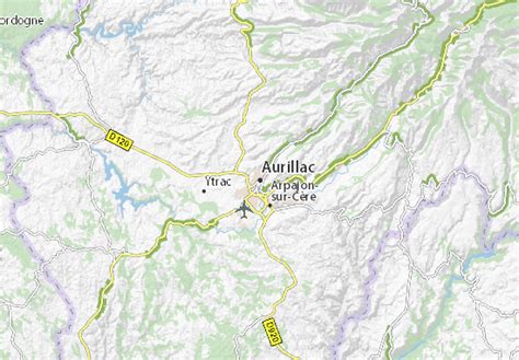 MICHELIN Aurillac map - ViaMichelin