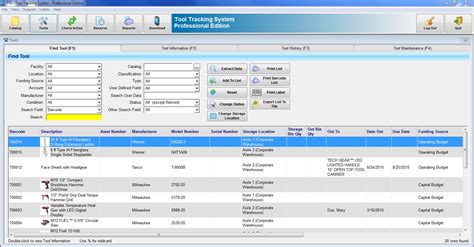 Tool Tracking System | Equipment Tracking Software