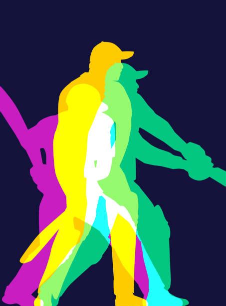 Cricket Bat Ball Silhouette Illustrations, Royalty-Free Vector Graphics & Clip Art - iStock