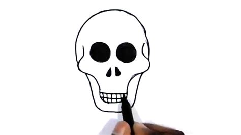 How to Draw a Skull Easy | Skull Drawing for kids | Draw Easy Skull ...